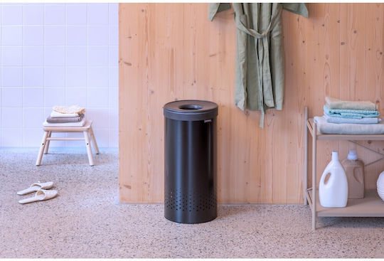 Brabantia Κάδος Απορριμμάτων Πλαστικός Μαύρος 35lt