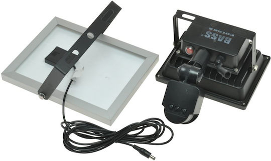 Led Projector Solar Panel Bass Bs-5901 Power 20w 6400k 2000lm Ip44 Sensor Battery