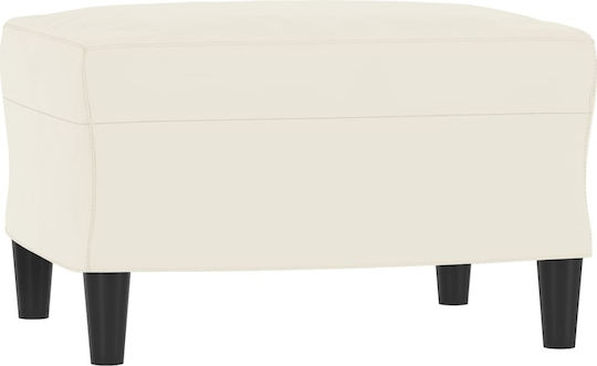 Living Room Furniture Set 3-Seater & 2-Seater & Stool Beige
