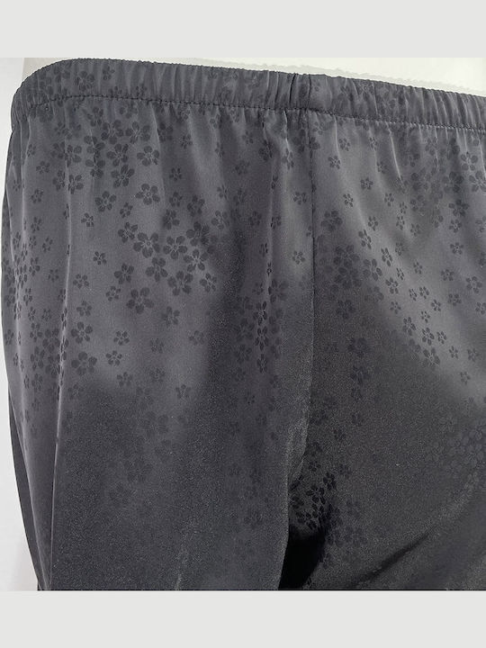Cootaiya Winter Women's Pyjama Set Black Floral