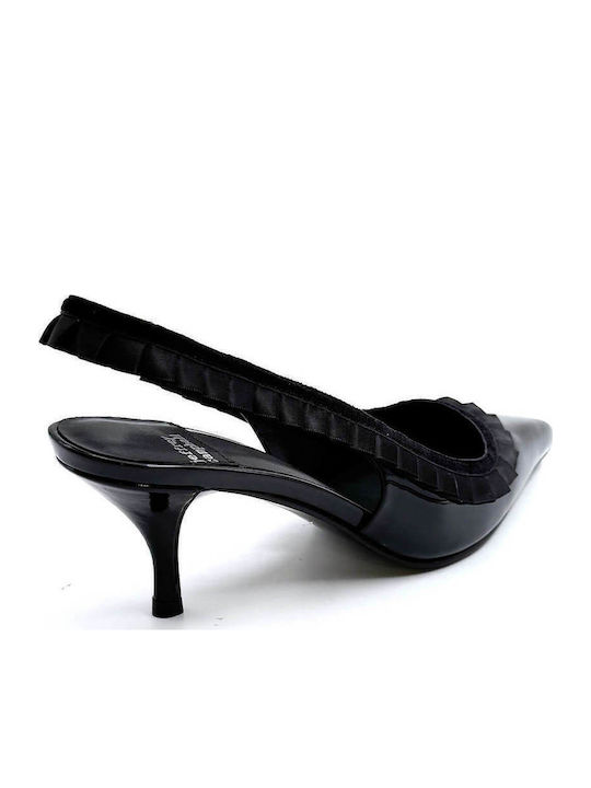 Coquine Black 00137 Γόβες Μαύρες