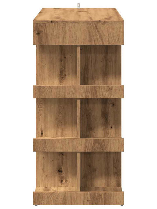 Table Bar Wooden Oak 100x48x101.5cm
