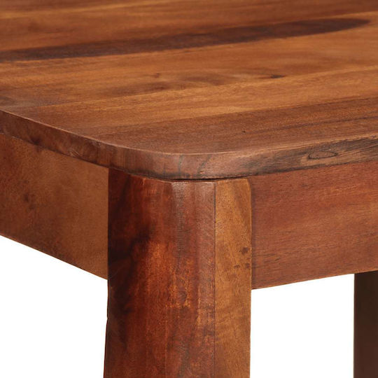 Square Table Bar from Solid Wood Coffee 60x60x107cm