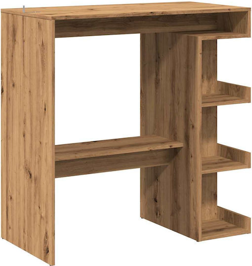 Table Bar Wooden Oak 100x48x101.5cm