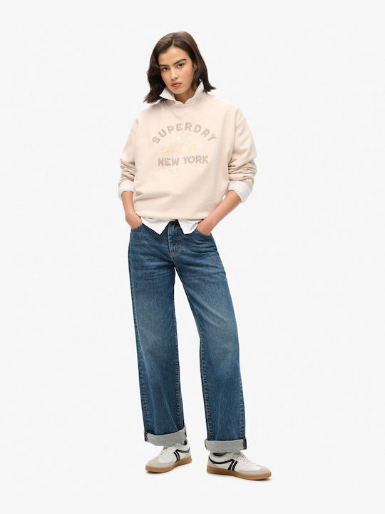 Superdry Women's Sweatshirt Beige