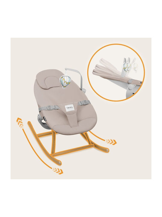 Lionelo Dalia Baby Hochstuhl 4 in 1 mit Höhenverstellbar Grau Stein Natur
