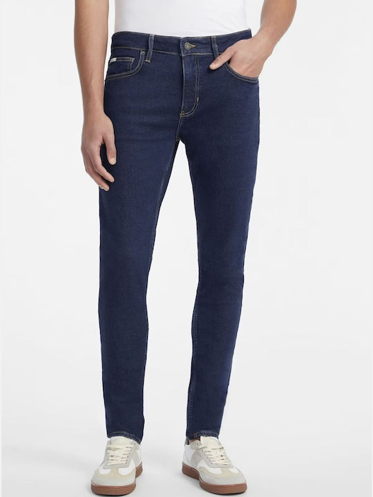 Men's Jeans Pants with Skinny Fit Blue M4YA0F D5DM3 VARD