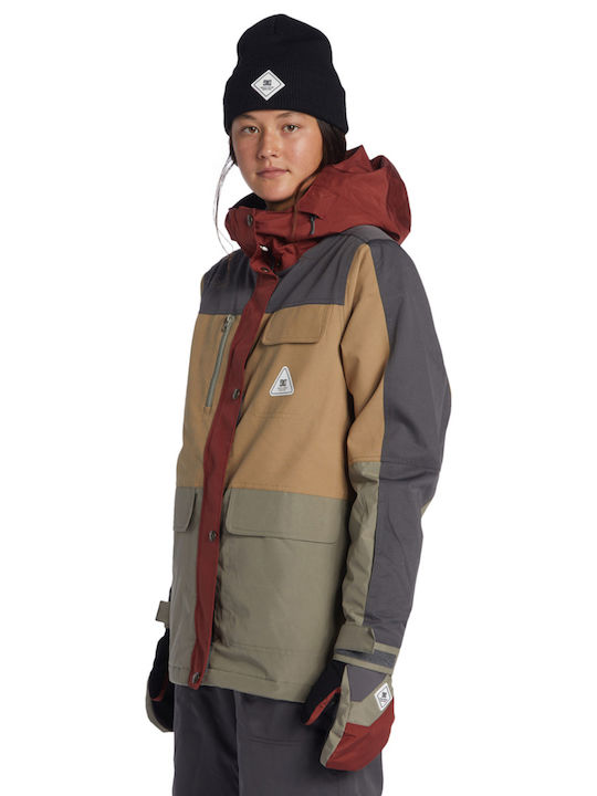 DC Liberate ADJTJ03045-XNGB Frauen Jacke aus für Ski & Snowboard Mehrfarbig