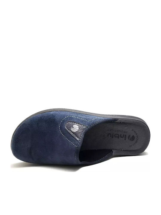 Herren Hausschuhe Blau