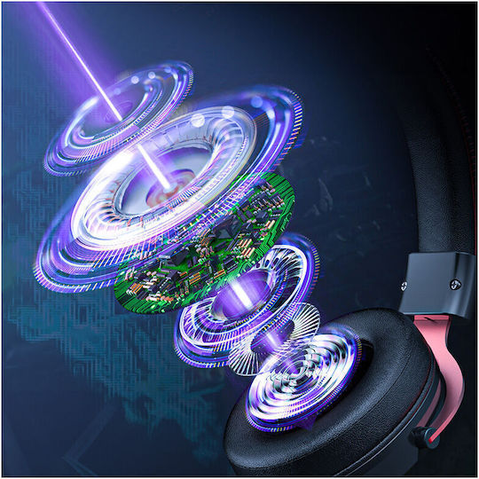 Onikuma X10 Devil Over Ear Gaming Headset με σύνδεση 3.5mm / USB for Nintendo Switch / PS4 / PS5 / XBOX