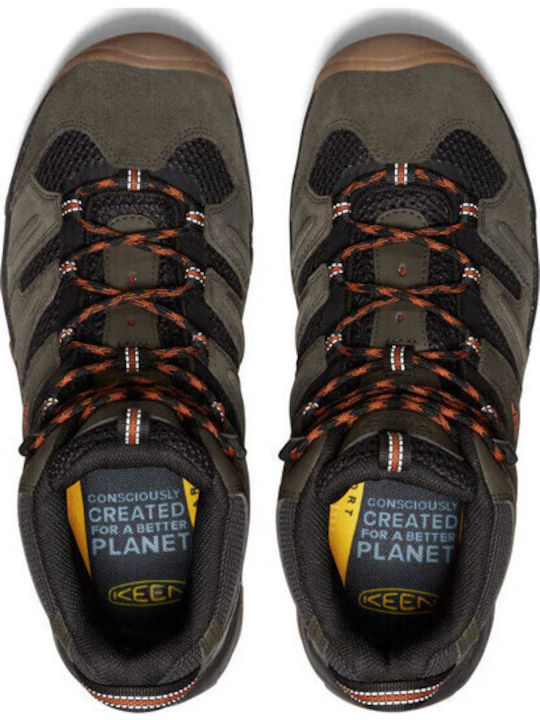 Keen Men's Hiking Waterproof Black Boots