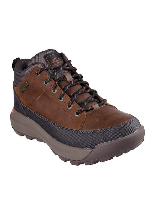 Skechers Cambert Bruin Men's Hiking Waterproof Boots Brown