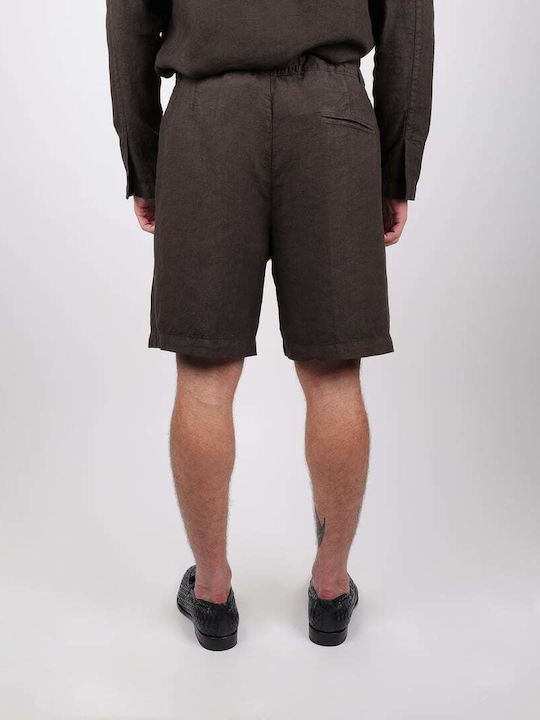 In Linum Men's Shorts Marrone