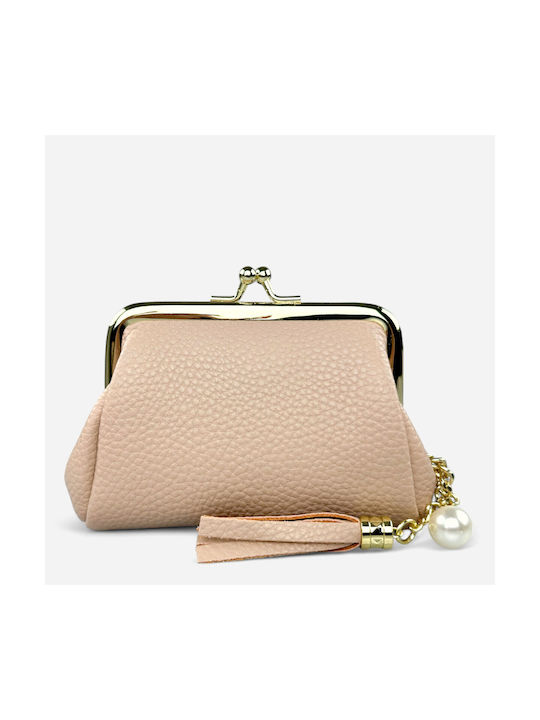 Fragola Small Women's Wallet Coins Ροζ Φυσικό