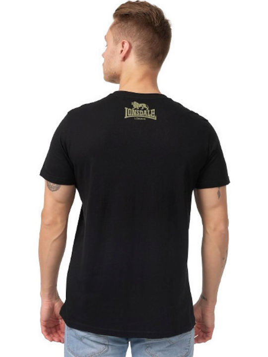 Lonsdale 119083 T-shirt Black / Khaki