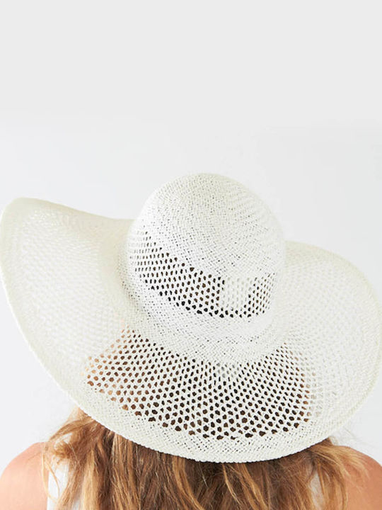 Wicker Women's Hat Seeberger 055270 White