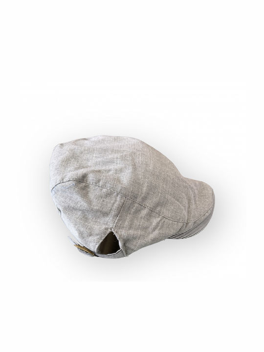 Fabric Women's Cap Gray