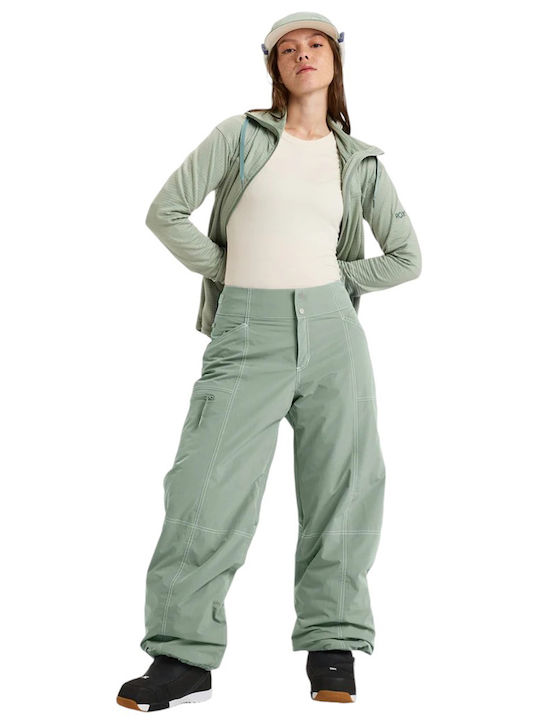 Roxy Snow Chloe Kim ERJTP03262-GJN0 Γυναικείο Παντελόνι Σκι & Snowboard Πράσινο