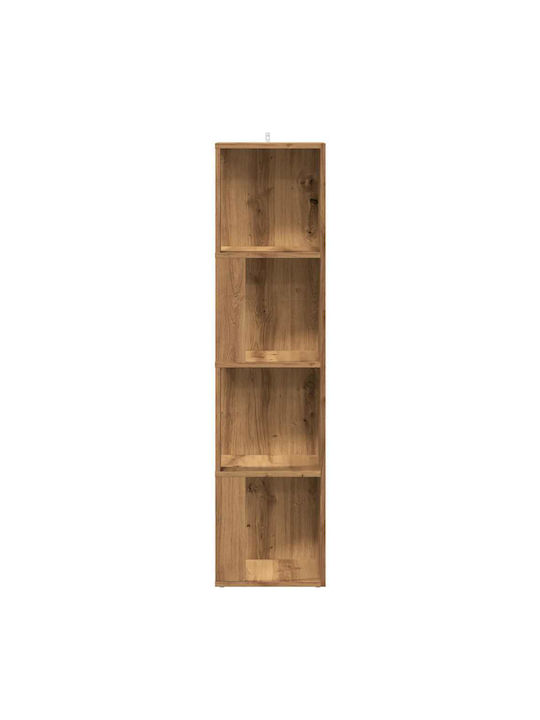 Corner Shelf Wall Oaks 33x33x132cm