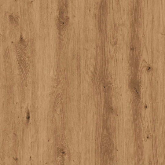 Corner Wall Shelf Oak 33x33x132cm