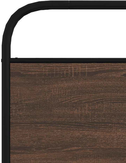 vidaXL Metallic Brown Bed Headboard Oak 95cm