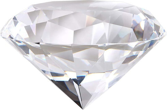 Κρυστάλλινο Αστραφτερό Διαμάντι 100 Mm Diamond Jewel Paperweight Διακόσμηση Γάμου Γραφείου Σπιτιού Ιριδίζουν 5311