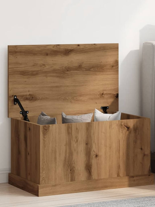 vidaXL Wooden Decorative Trunk Brown 70x40x38cm