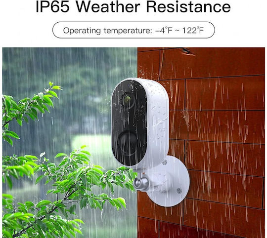 Arenti GO1 IP Камера за наблюдение Wi-Fi Full HD 1080p Водоустойчива с Двупосочна Комуникация и Обектив 2.4мм