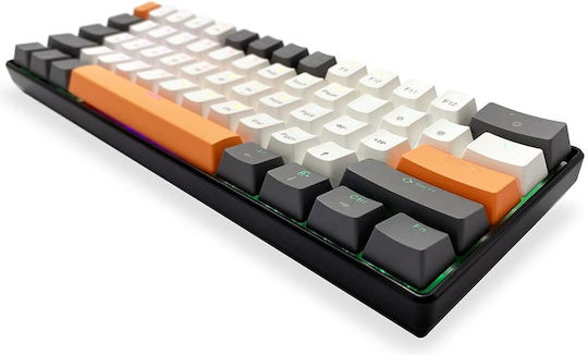 Media-Tech MT1258 Gaming Mechanisches Tastatur 60% mit Cherry MX Rot Schaltern und RGB Beleuchtung (Englisch US)