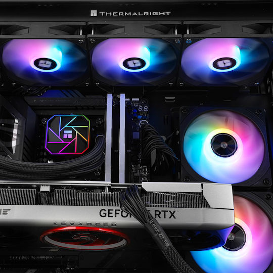 Thermalright Aqua Elite 360 Water Cooling AIO CPU with 3 120mm Fans and ARGB Lighting