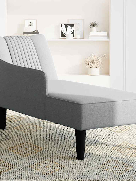 Recliner Stoff Gray L140xW56xH66cm