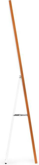 Modernhome Floor Mirror with Brown Wooden Frame 148x37cm