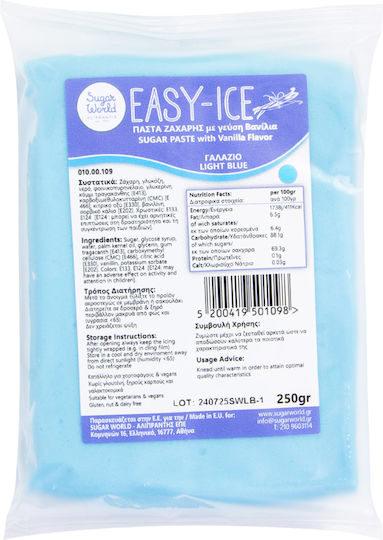 Sugarworld Ζαχαρόπαστα Χωρίς Γλουτένη 250gr Ροζ