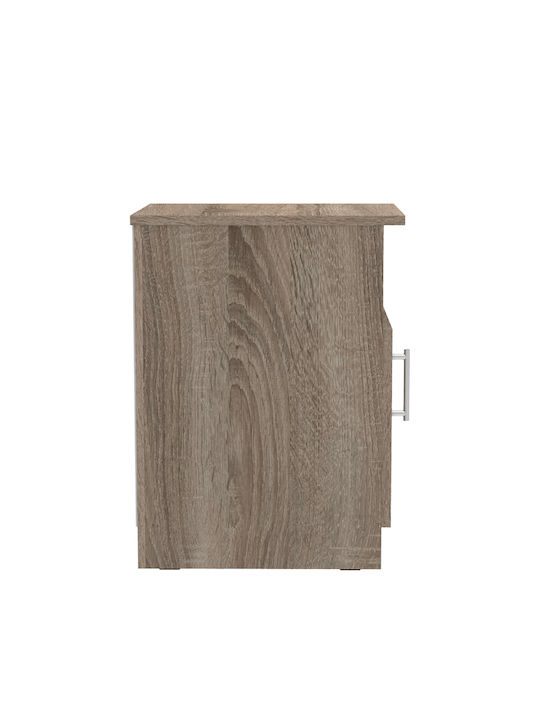 Κομοδίνο Galdi Ξύλινο Καφέ 40x45x60cm 361-000034