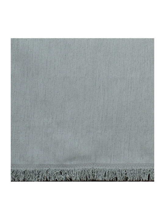 Cotone Solo Ριχτάρι Πολυθρόνας Chenille 170x170εκ. Aqua 487170