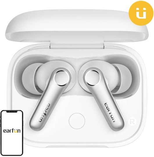 Earfun Air Pro 4 In-ear Bluetooth Handsfree Earphones with Sweat Resistance and Charging Case White