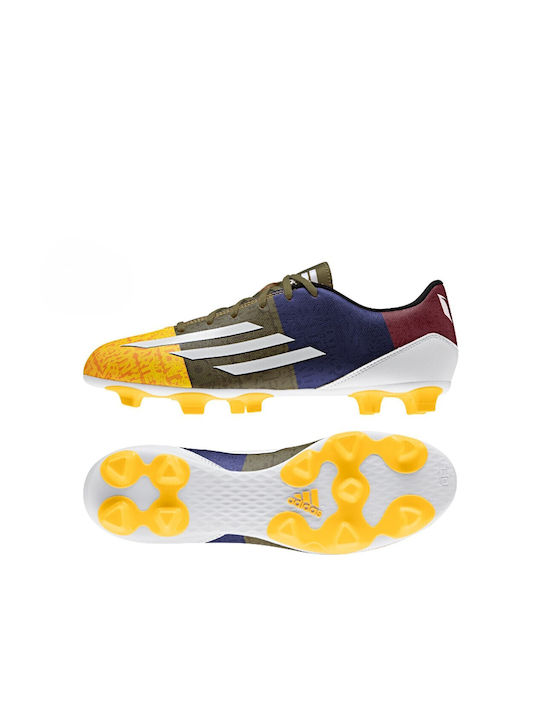 adidas F5 Messi Low Football Shoes FG with Cleats Multicolour