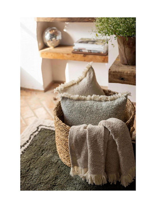 Vivaraise Jane Olive Dark Green Sofa Cushion 45x45cm