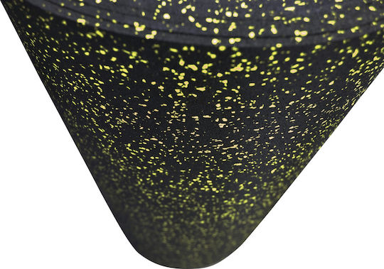 Beka Λαστιχένιο Πάτωμα Ρολό Epdm 10x1,2m 8mm Yellow Flecks 94469 Μαυρο Κιτρινες Κουκιδες