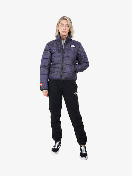 Tnf 2000 Къс Дамско Яке за Зима Лилав