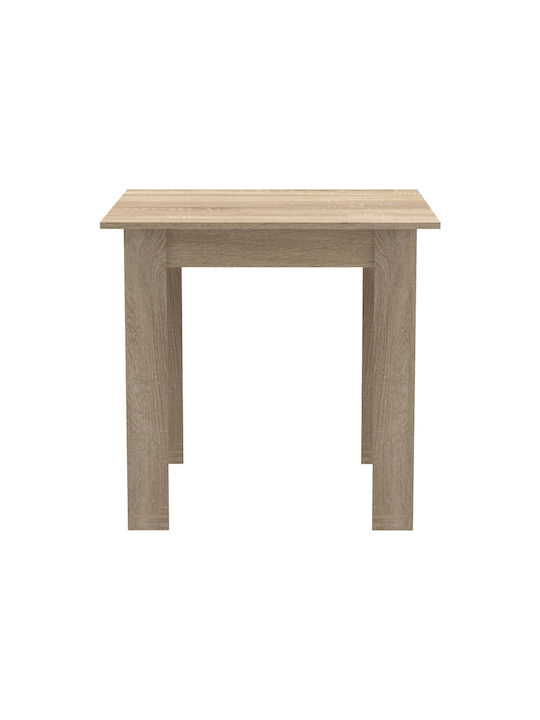 Manka Square Table Dining Room Wooden Sonoma 80x80x77cm