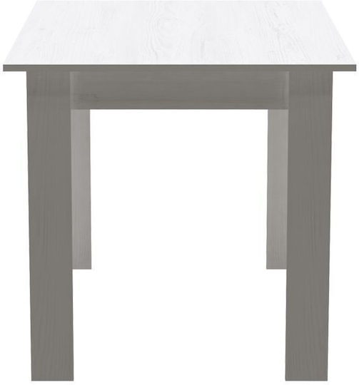 Manka Table Dining Room Wooden White 110x80x77cm