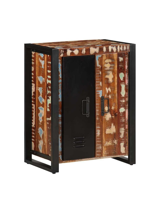 Sideboard made of Solid Wood Colorful 55x35x70cm