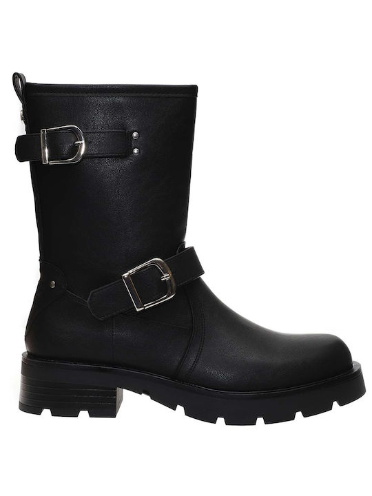 Envie Shoes Biker Boots Black E12-20319-34