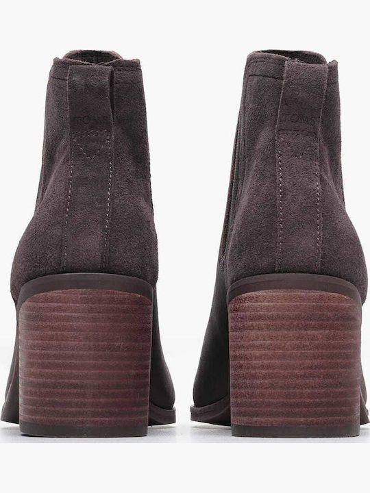 Evelyn.chelsea Suede Γυναικεία Chelsea Μποτάκια Μωβ