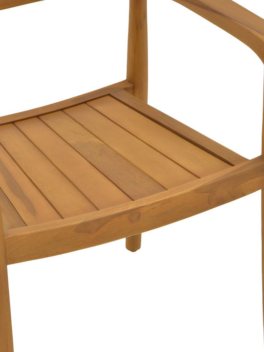 Fotoliu de exterior Lemn Ganny Natural Shade 59x56x71cm