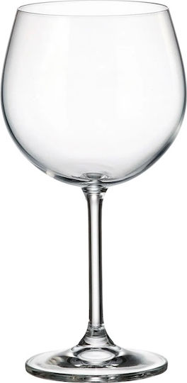 Crystalite Bohemia Set Gläser für Weiß- und Rotwein aus Kristall Mit Stiel 6Stück