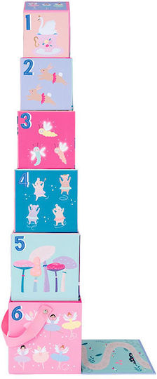Floss & Rock Играчка за подреждане от дърво за 24++ месеца