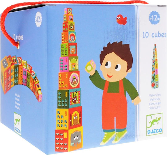 Djeco Stacking Toy Cubes Early Years for 12++ Months