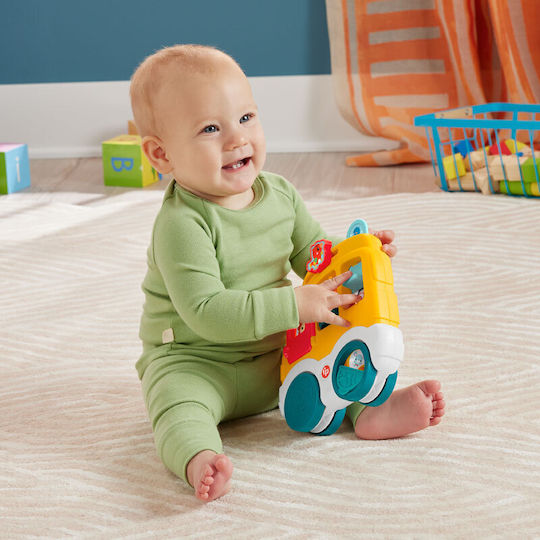 Fisher Price Превозно средство Animal Friends Discovery със звуци за 6++ месеца Автомобил